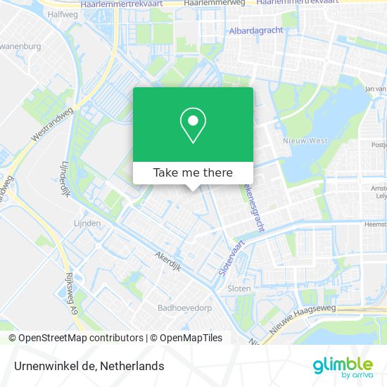 Urnenwinkel de Karte