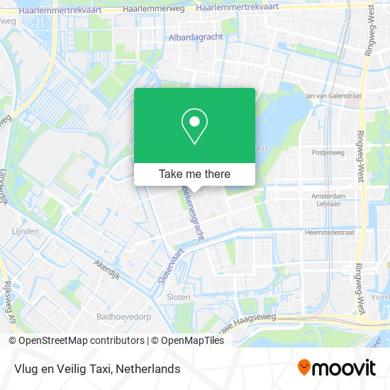 Vlug en Veilig Taxi Karte