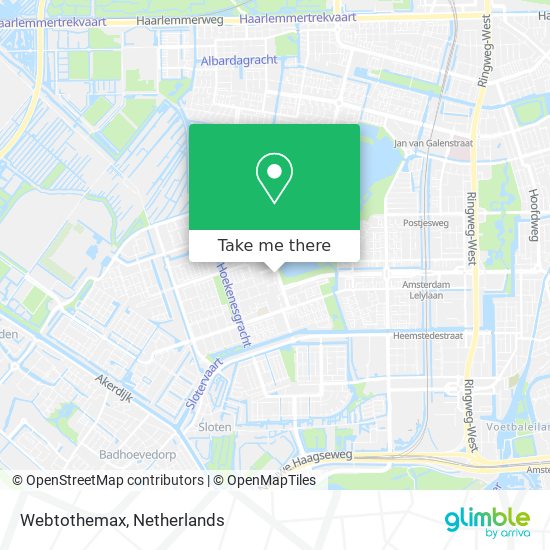 Webtothemax map