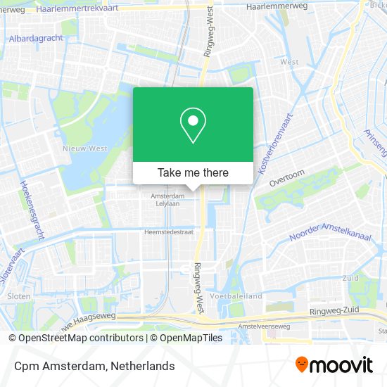 Cpm Amsterdam Karte