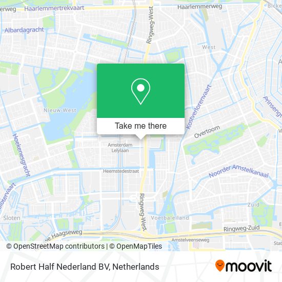 Robert Half Nederland BV map