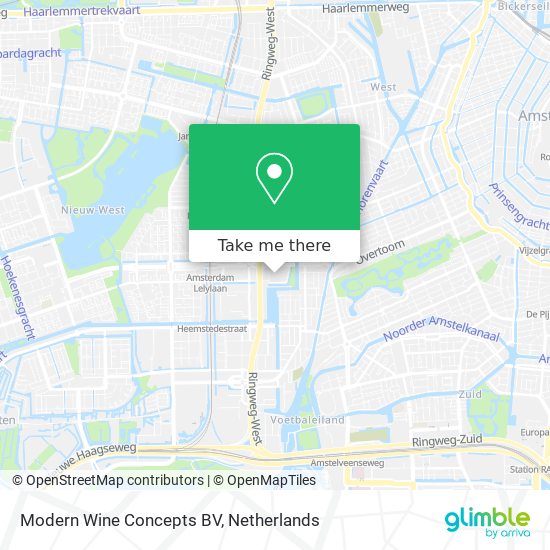 Modern Wine Concepts BV map