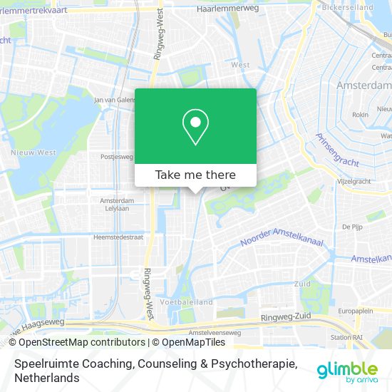 Speelruimte Coaching, Counseling & Psychotherapie map