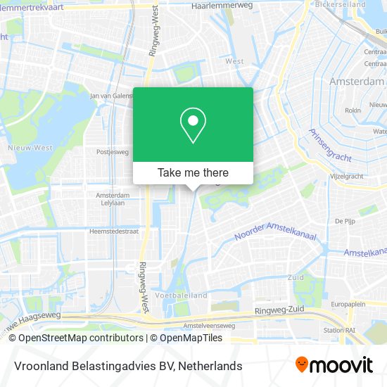 Vroonland Belastingadvies BV map