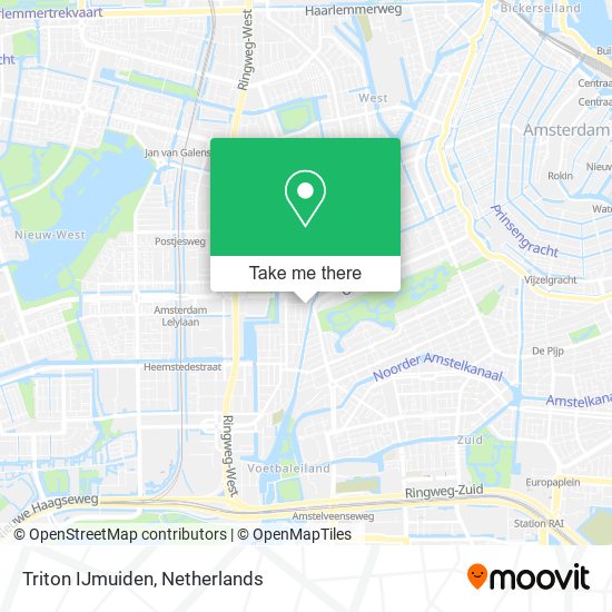 Triton IJmuiden map