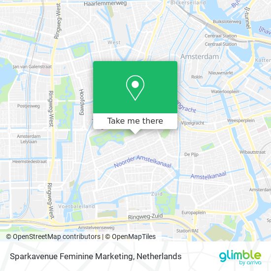 Sparkavenue Feminine Marketing Karte