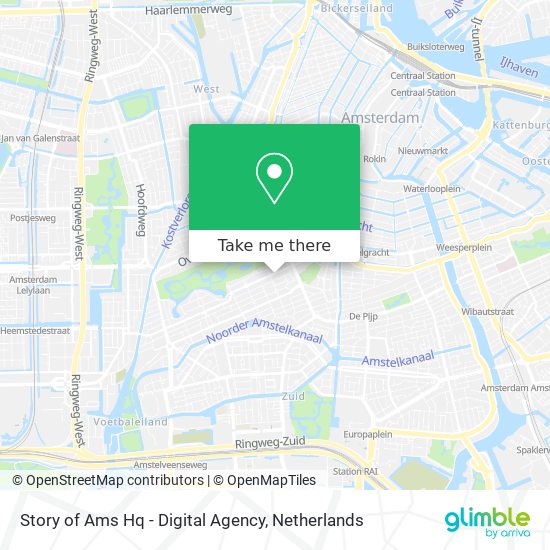 Story of Ams Hq - Digital Agency Karte