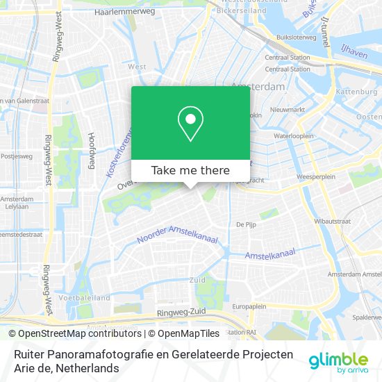 Ruiter Panoramafotografie en Gerelateerde Projecten Arie de map