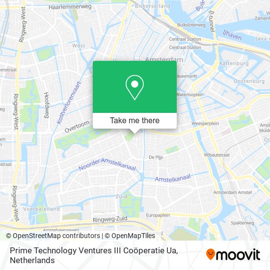 Prime Technology Ventures III Coöperatie Ua map