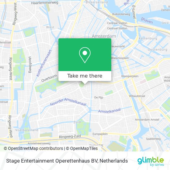 Stage Entertainment Operettenhaus BV map