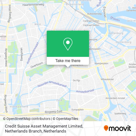Credit Suisse Asset Management Limited, Netherlands Branch map