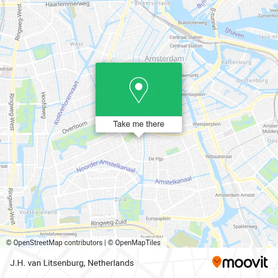 J.H. van Litsenburg map