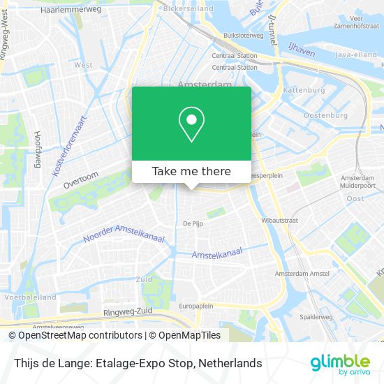 Thijs de Lange: Etalage-Expo Stop Karte