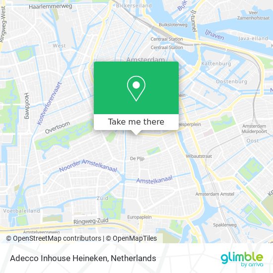 Adecco Inhouse Heineken map