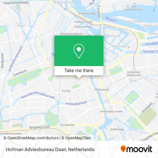 Hofman Adviesbureau Daan map