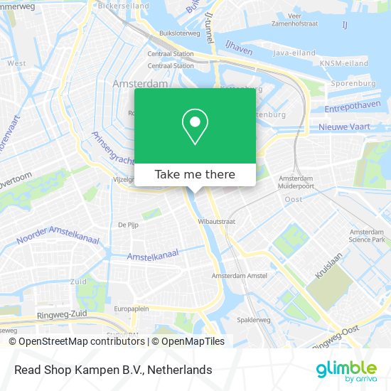 Read Shop Kampen B.V. map