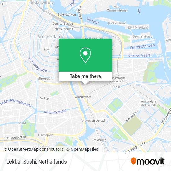 Lekker Sushi map