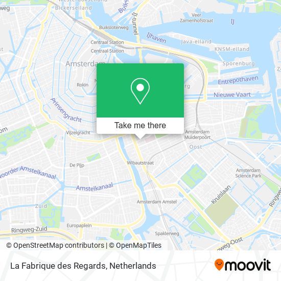 La Fabrique des Regards map