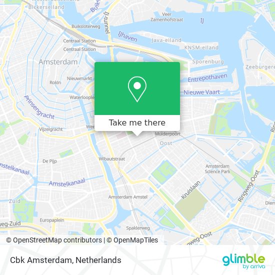 Cbk Amsterdam map