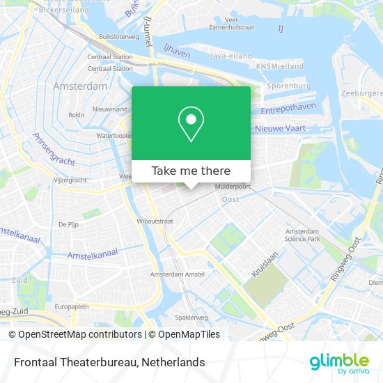 Frontaal Theaterbureau map