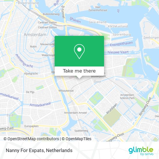 Nanny For Expats map