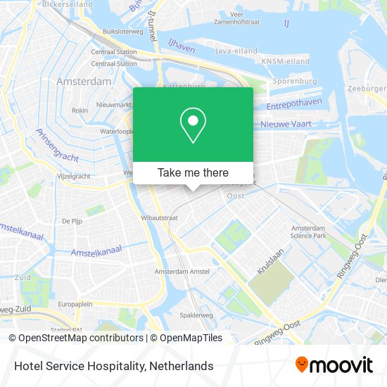 Hotel Service Hospitality map