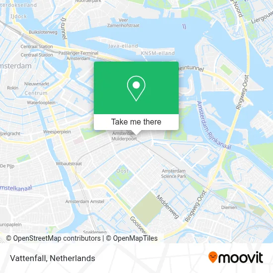 Vattenfall Karte