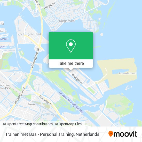 Trainen met Bas - Personal Training map