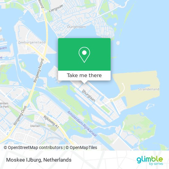 Moskee IJburg map
