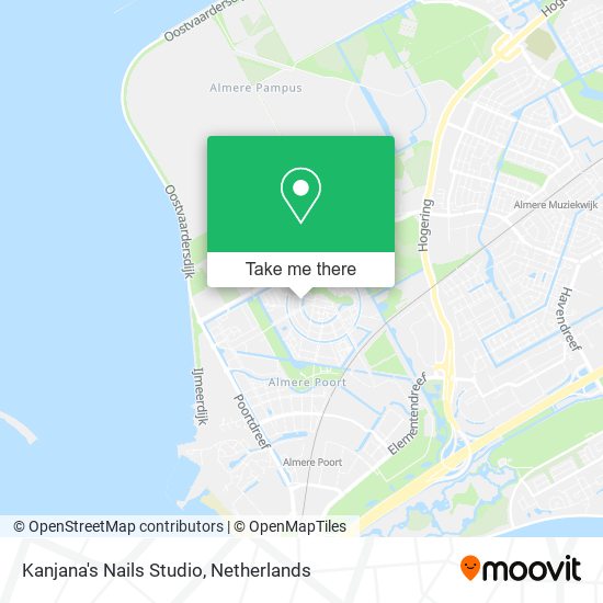 Kanjana's Nails Studio map