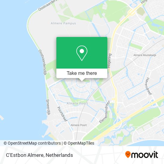 C'Estbon Almere map