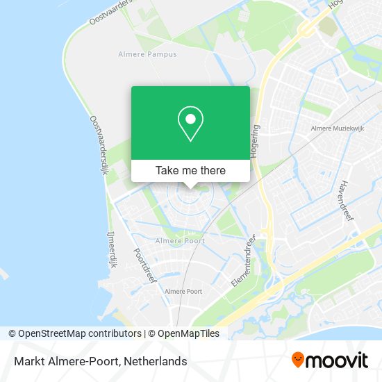 Markt Almere-Poort map
