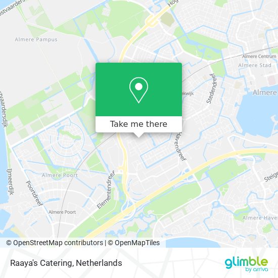 Raaya's Catering Karte