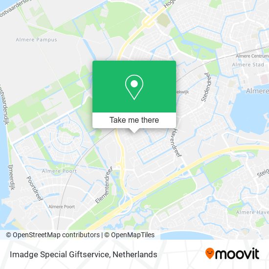 Imadge Special Giftservice map