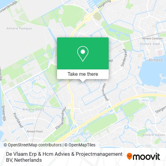 De Vlaam Erp & Hcm Advies & Projectmanagement BV map