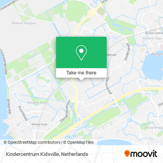 Kindercentrum Kidsville map