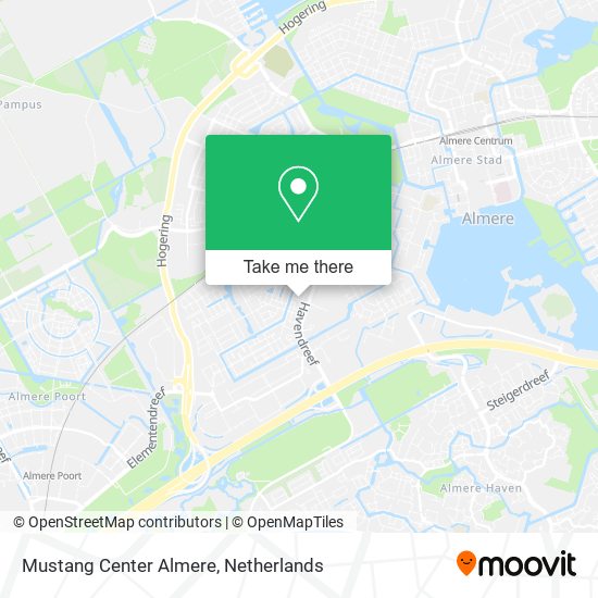 Mustang Center Almere map