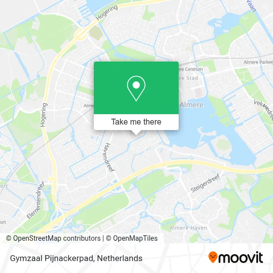 Gymzaal Pijnackerpad map