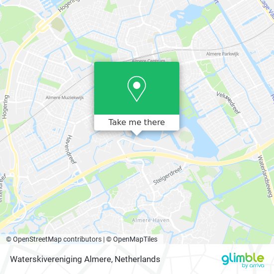 Waterskivereniging Almere Karte