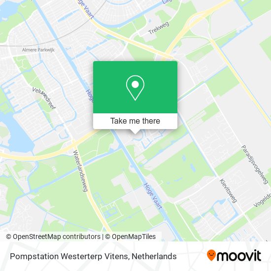 Pompstation Westerterp Vitens map