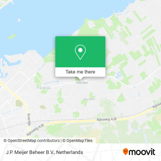 J.P. Meijer Beheer B.V. map