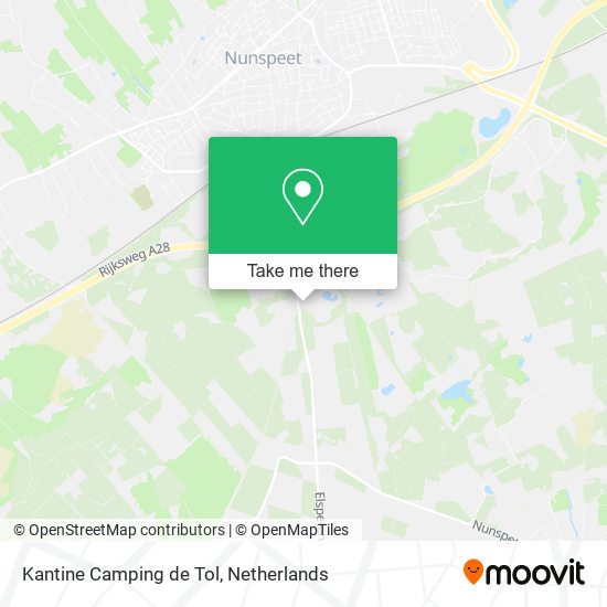 Kantine Camping de Tol map