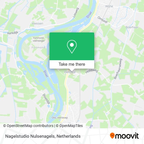 Nagelstudio Nulsenagels map