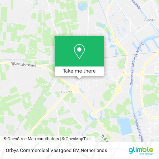 Orbys Commercieel Vastgoed BV map