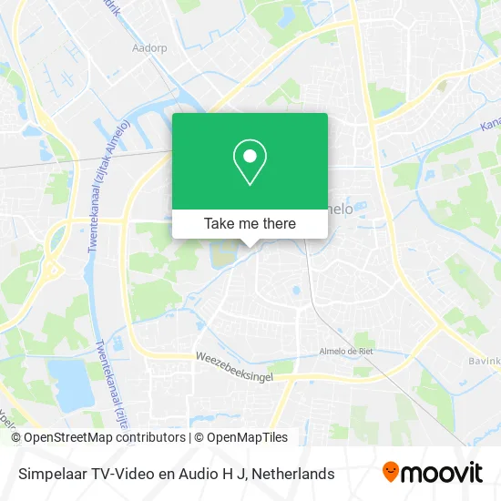 Simpelaar TV-Video en Audio H J map