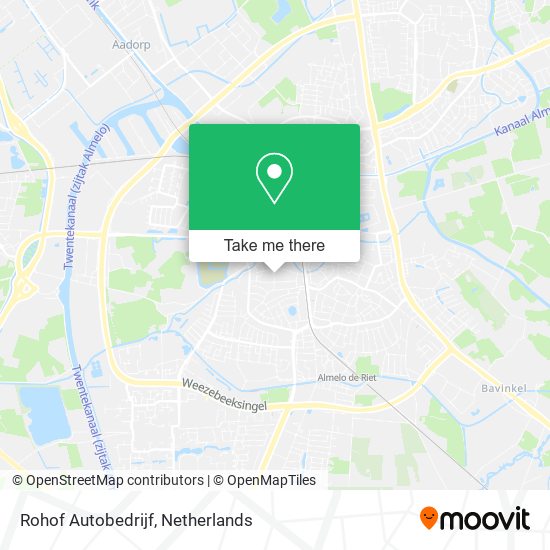 Rohof Autobedrijf map