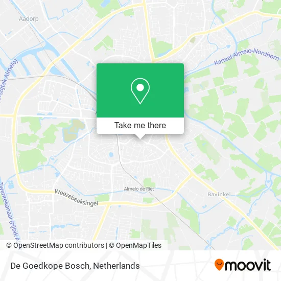 De Goedkope Bosch map