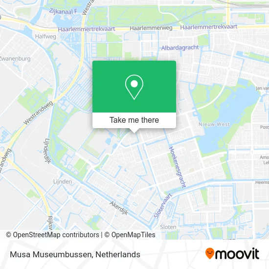 Musa Museumbussen map