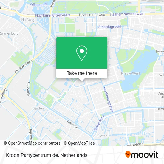 Kroon Partycentrum de map