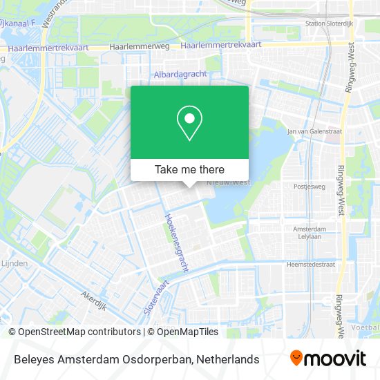 Beleyes Amsterdam Osdorperban map